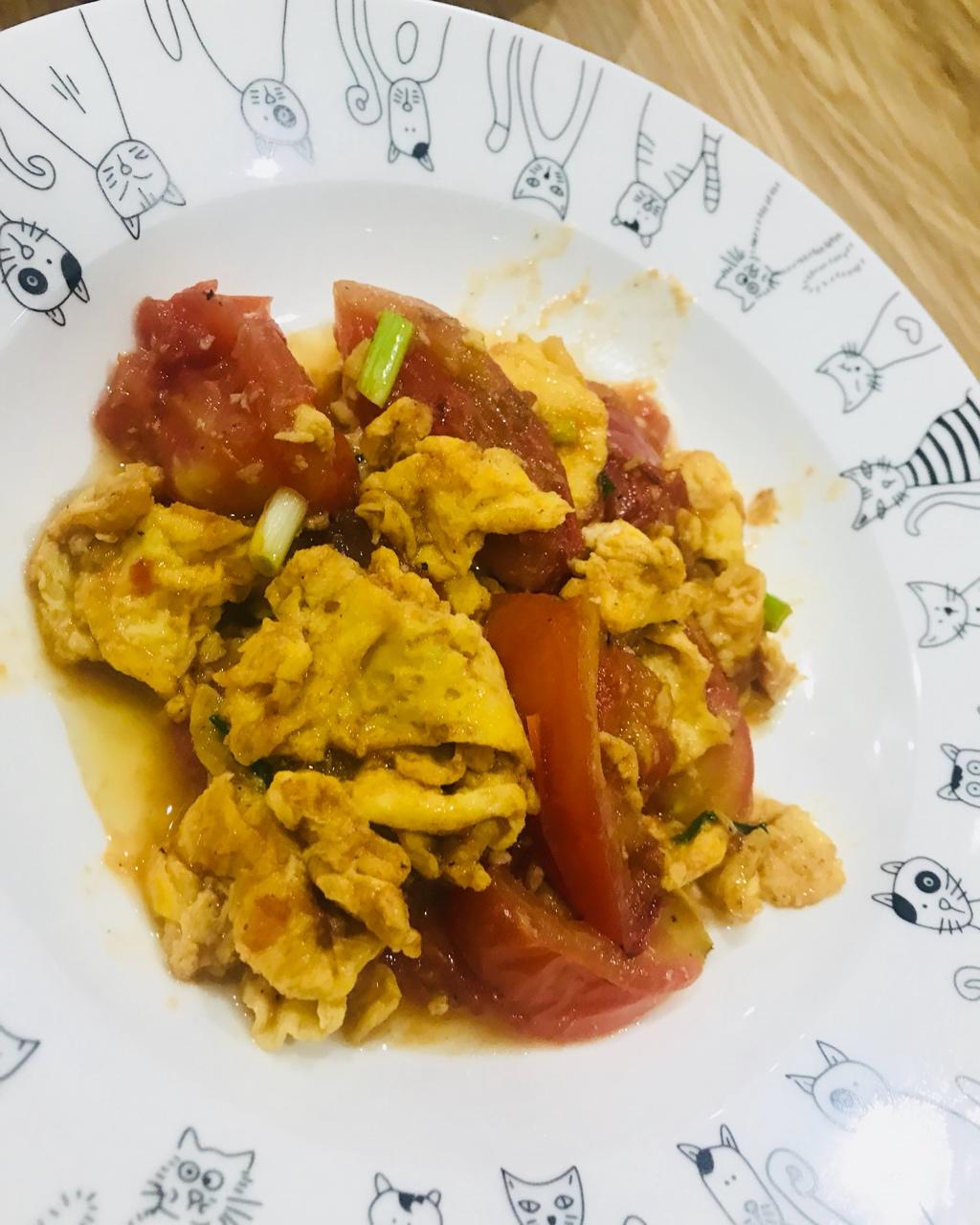 无添加版番茄炒鸡蛋