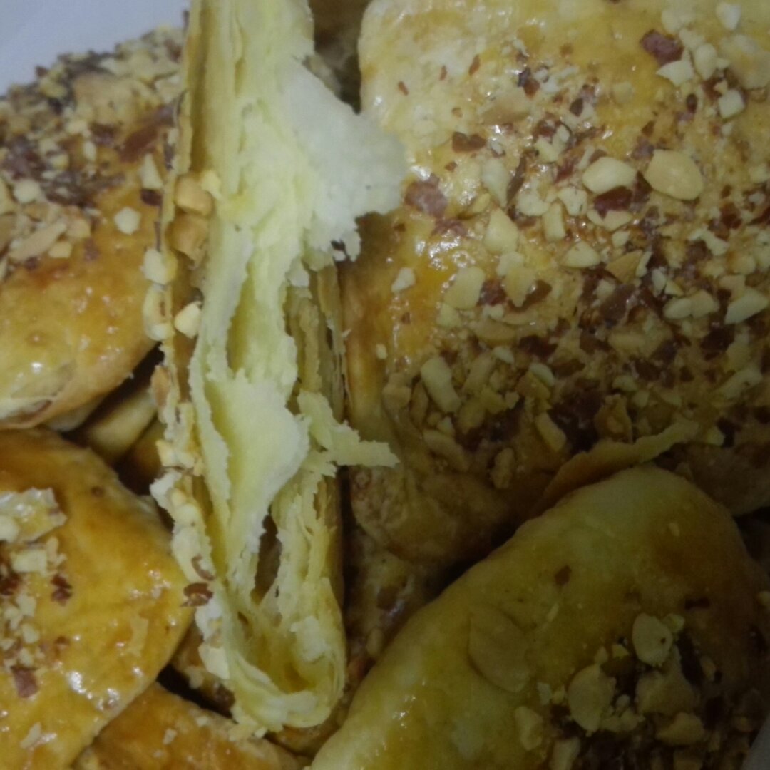 酥皮绿豆饼   酥得掉渣渣