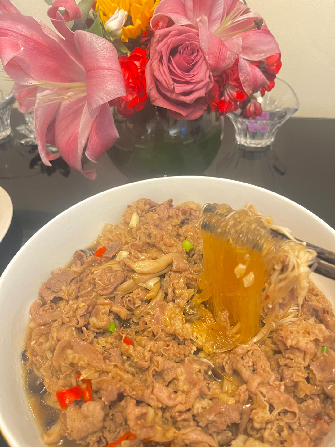 金针菇肥牛的做法