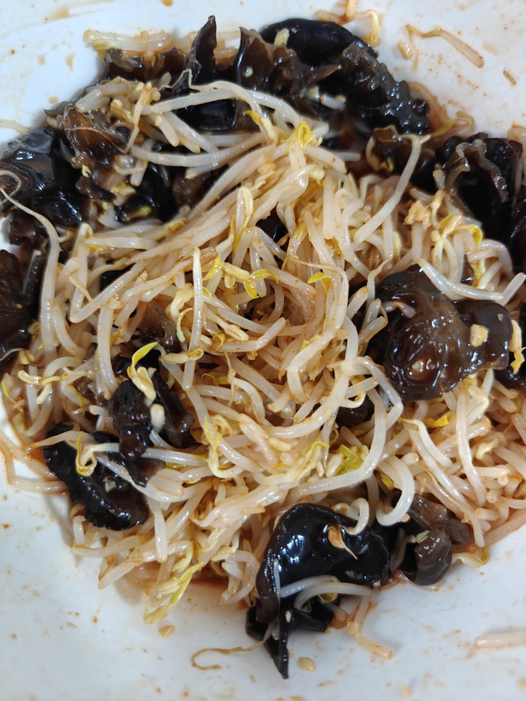 韩式拌豆芽