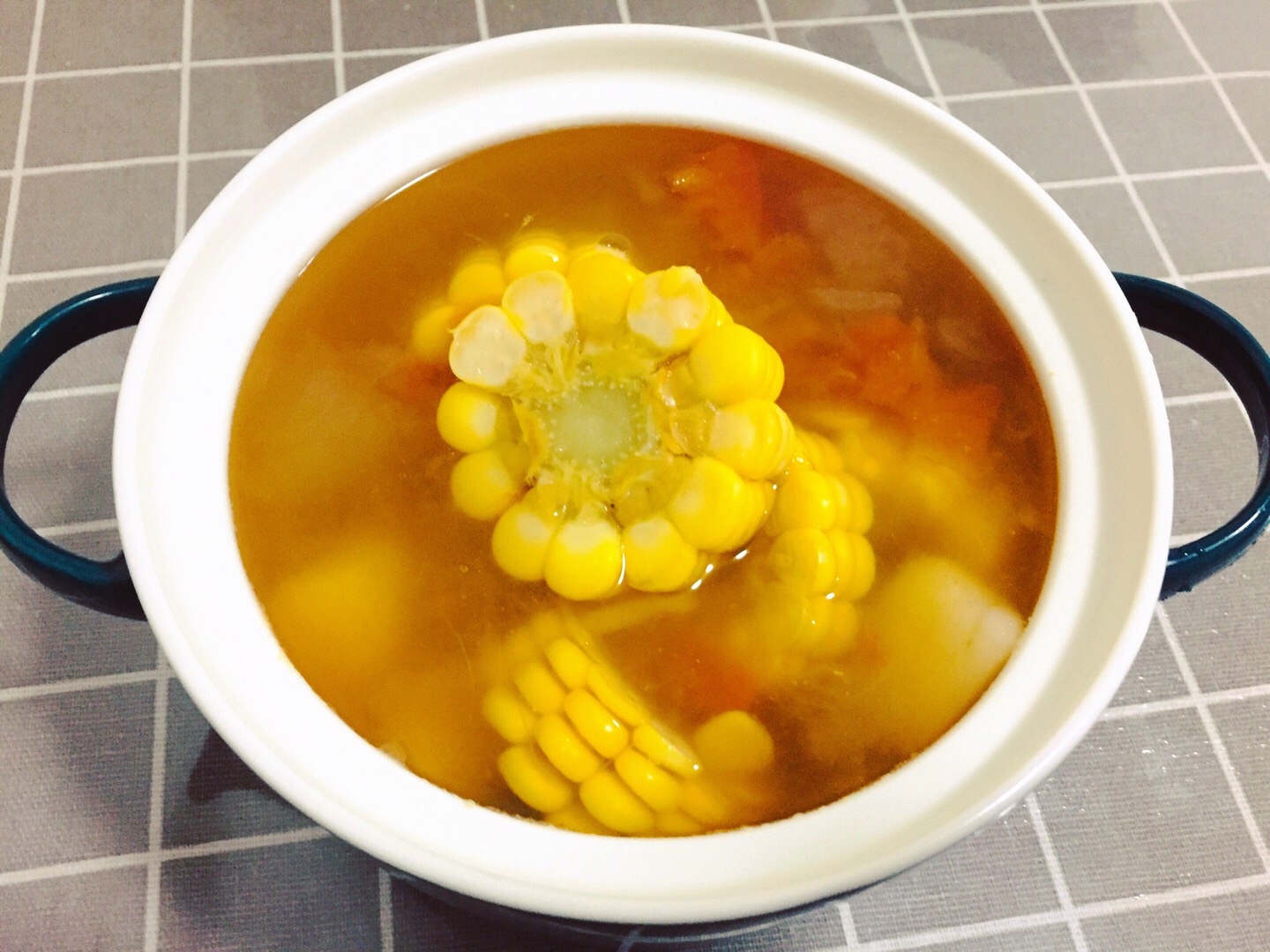玉米山药汤的做法