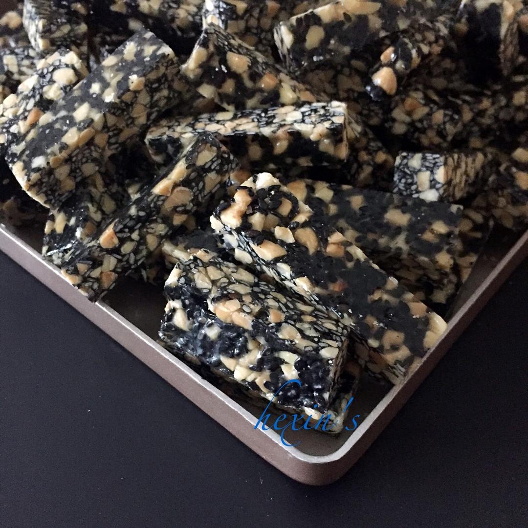 黑芝麻花生糖