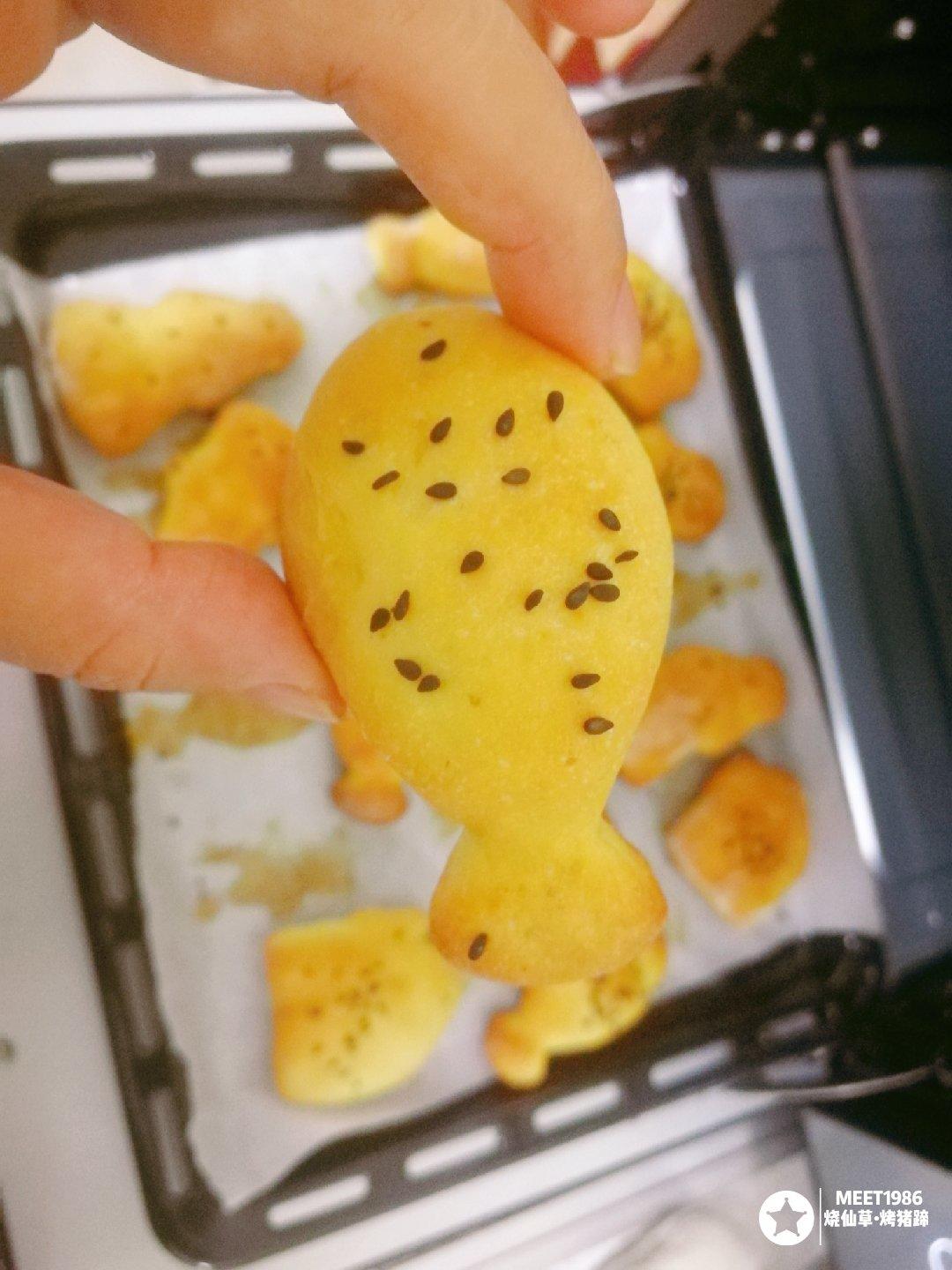 烤箱版的山药饼