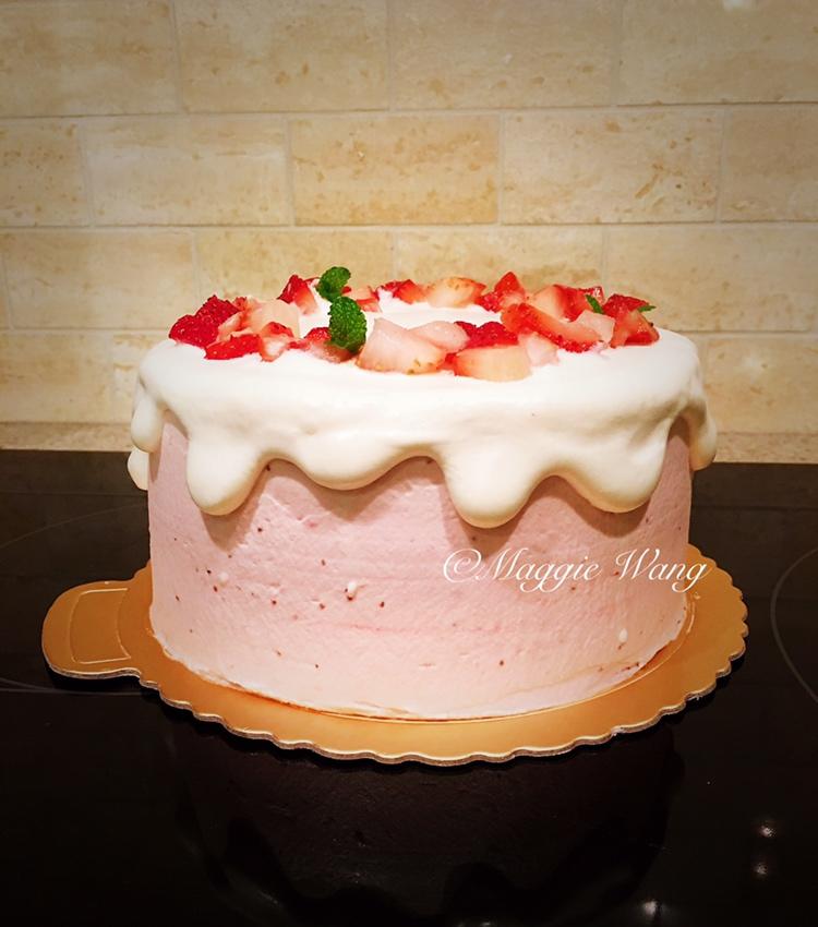 《Tinrry+》草莓奶油蛋糕（8寸配方）