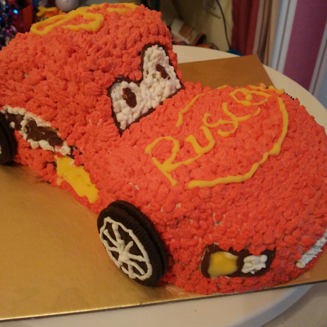 闪电麦昆~最灵动最激情的汽车蛋糕