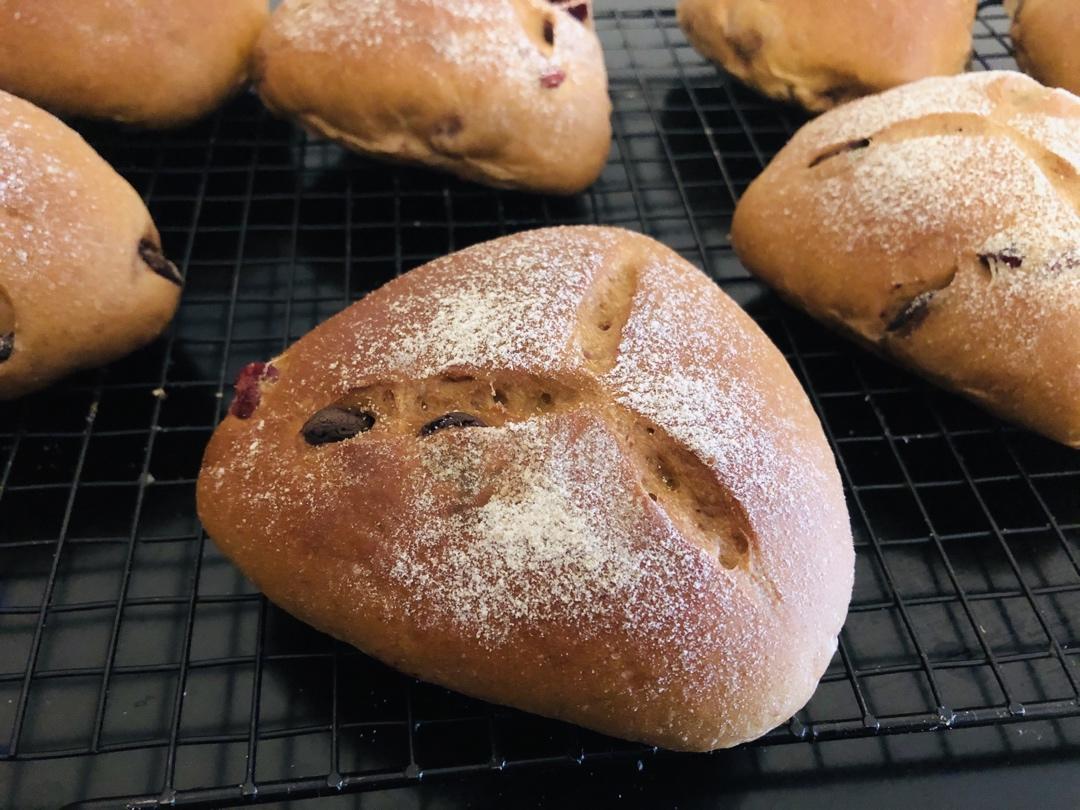 巧克力蔓越莓软欧