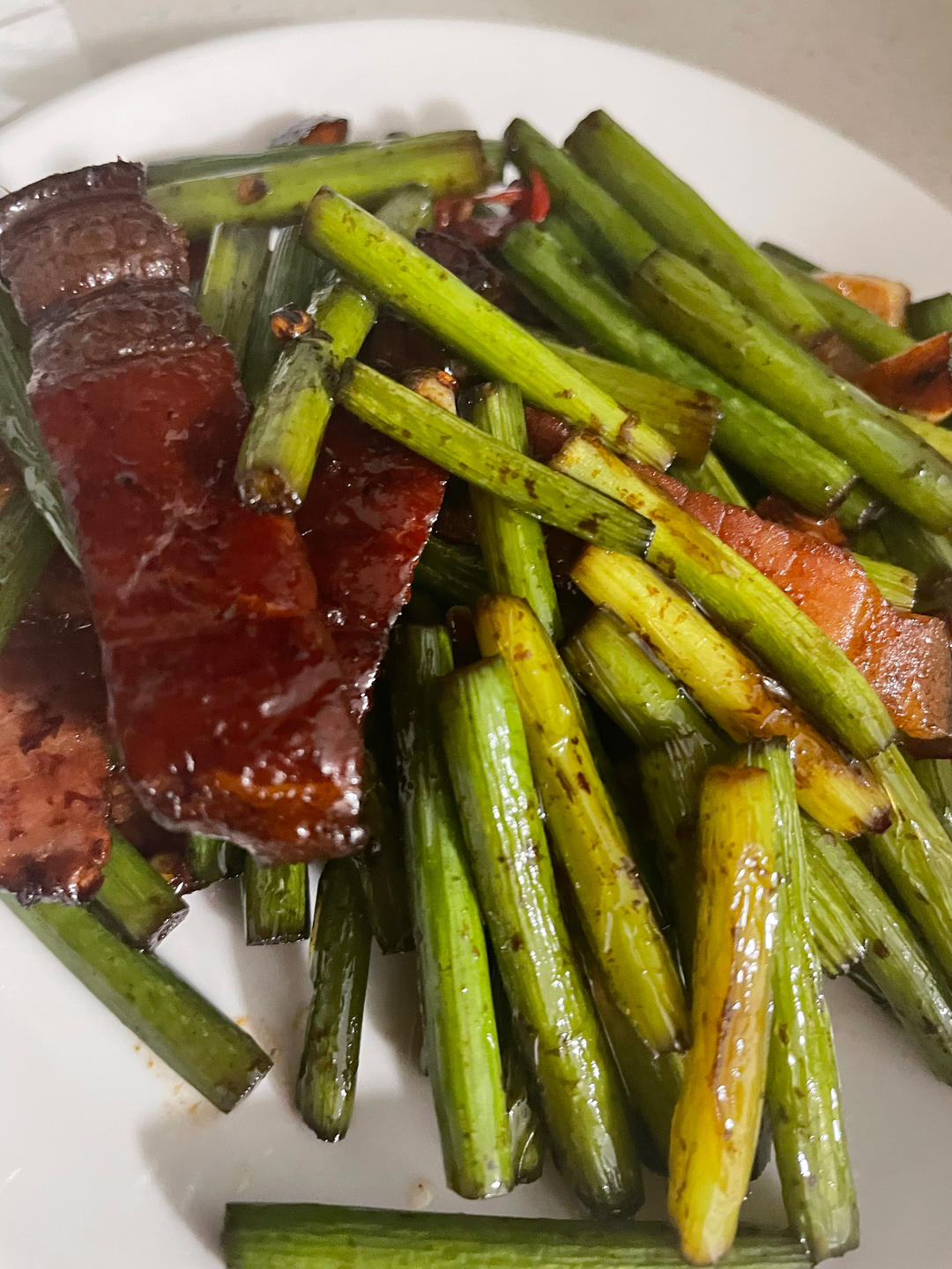 蒜苔炒肉