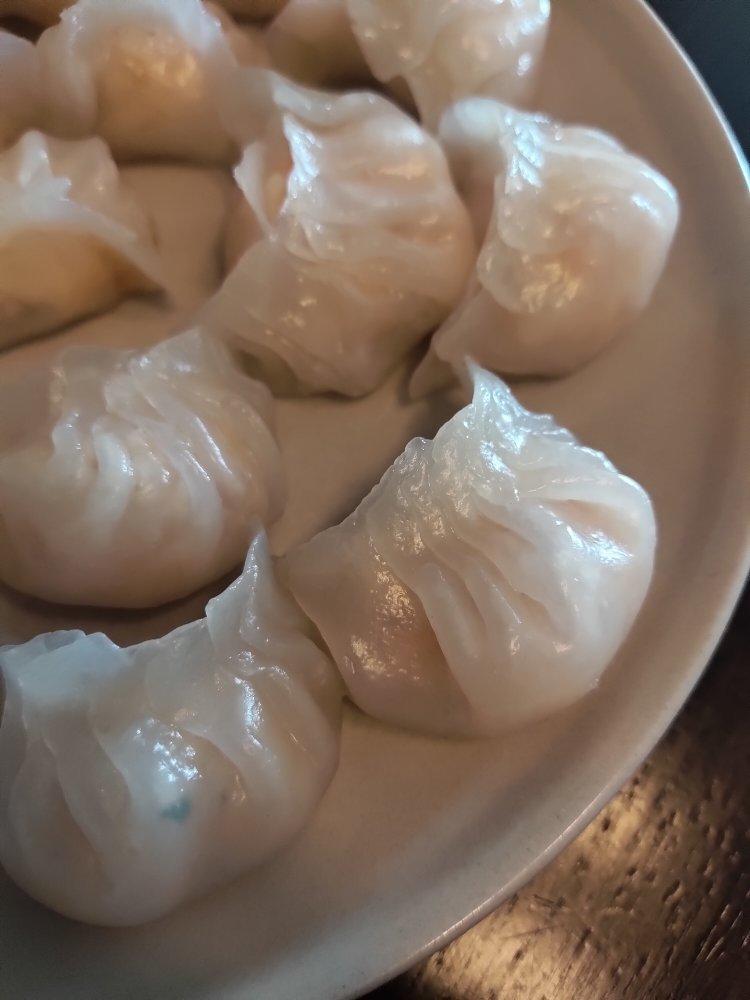 弯梳虾饺