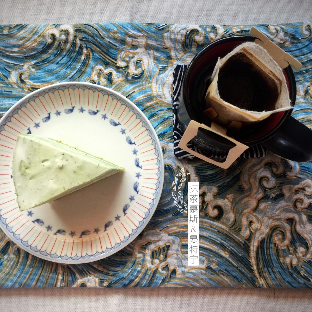 渐变抹茶慕斯蛋糕：我Amanda带着既美又作的抹茶甜点又来了！【曼食慢语】