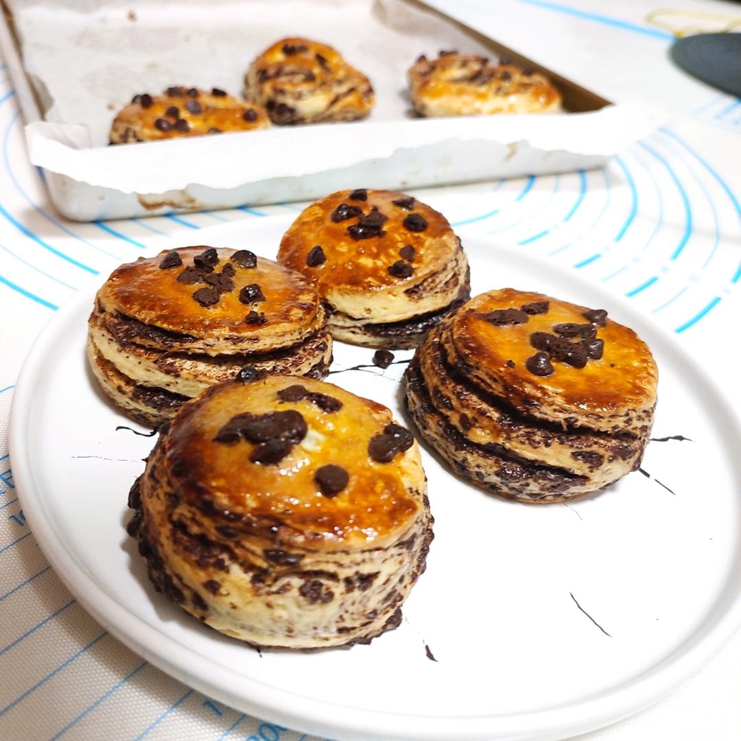 巧克力千层司康