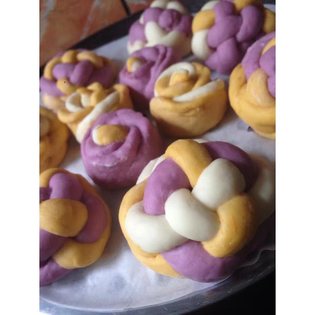 发酵面团-绣球包