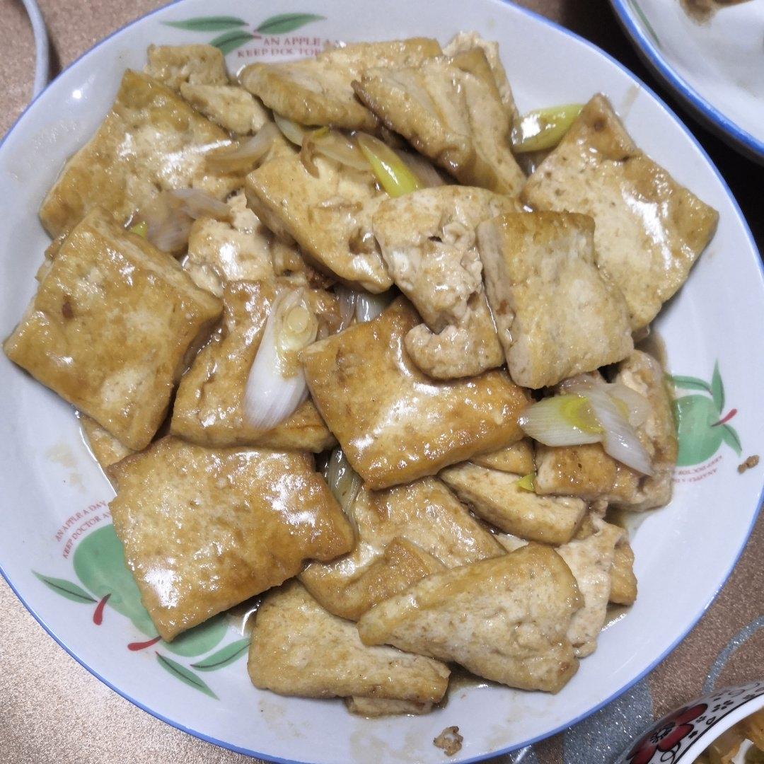 大葱烧豆腐