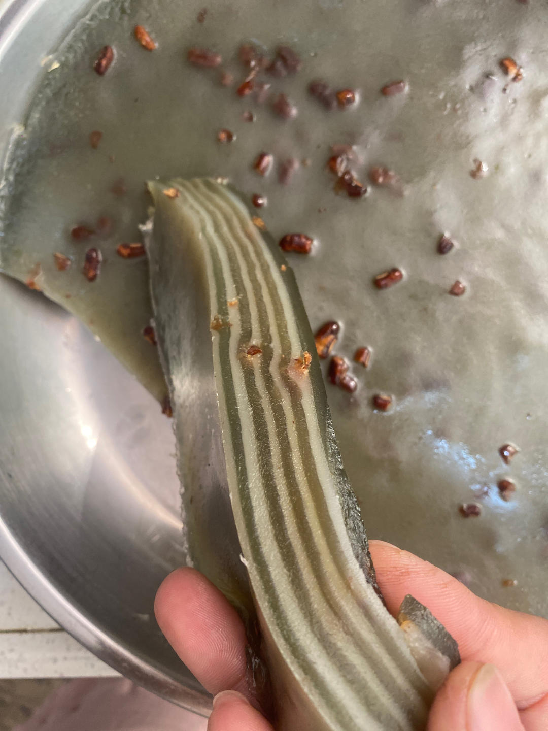 艾汁千层糕