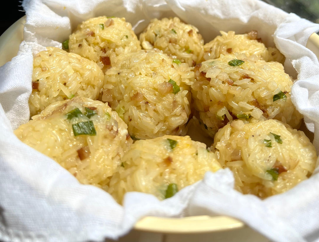 保鲜袋~轻松搞定糯米团子（重庆腊味糯米圆子）