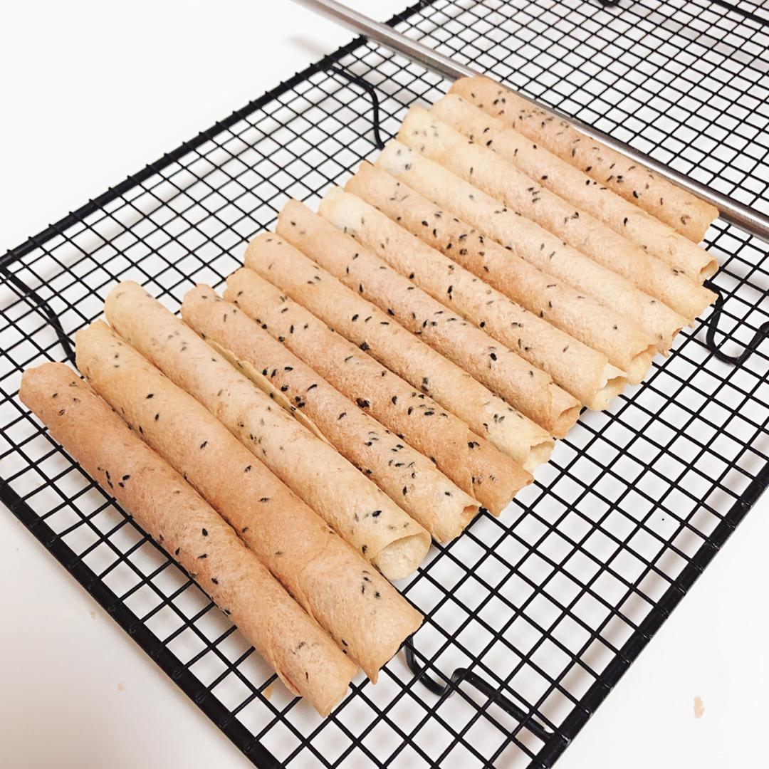 芝麻薄脆蛋白饼干