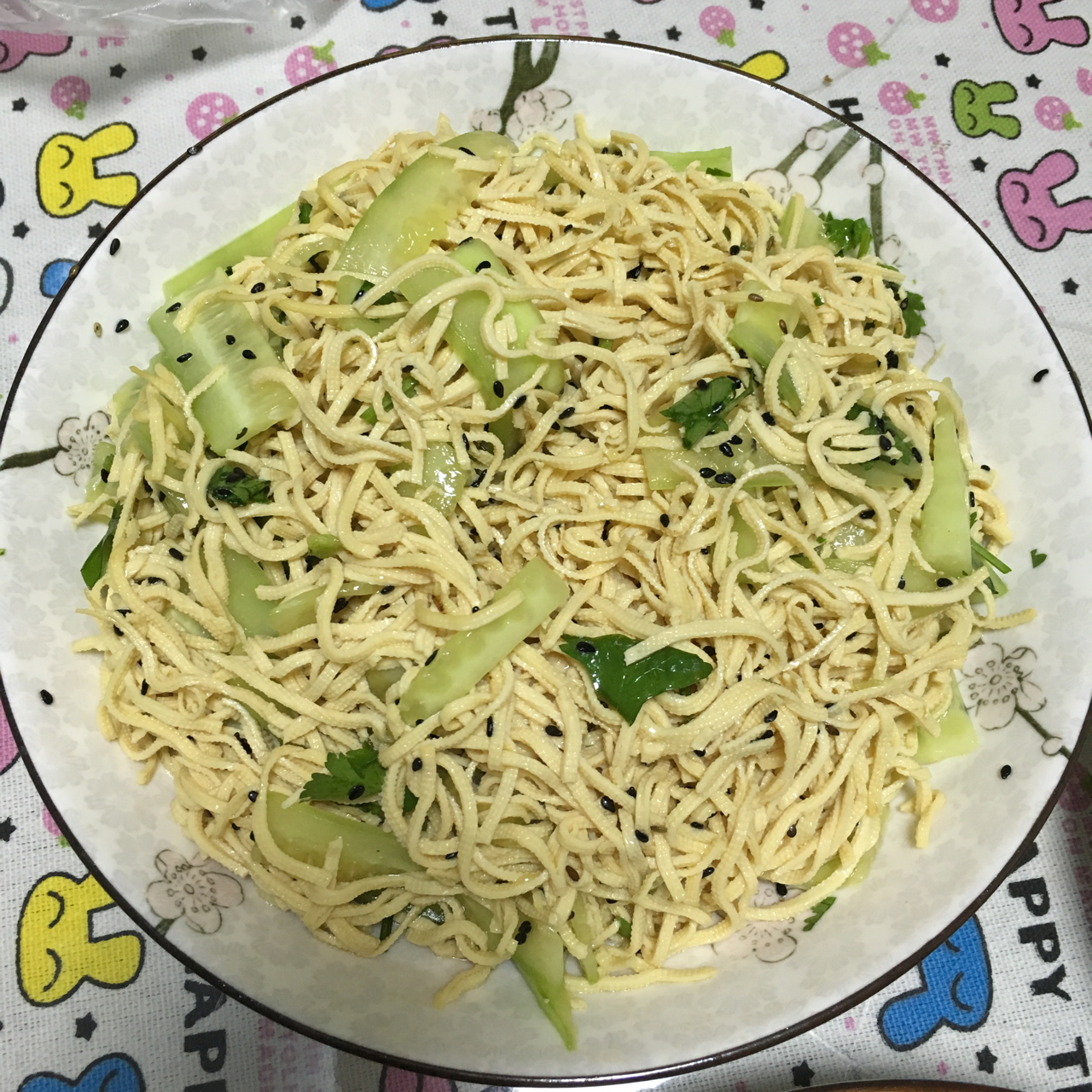 香拌千张——凉菜