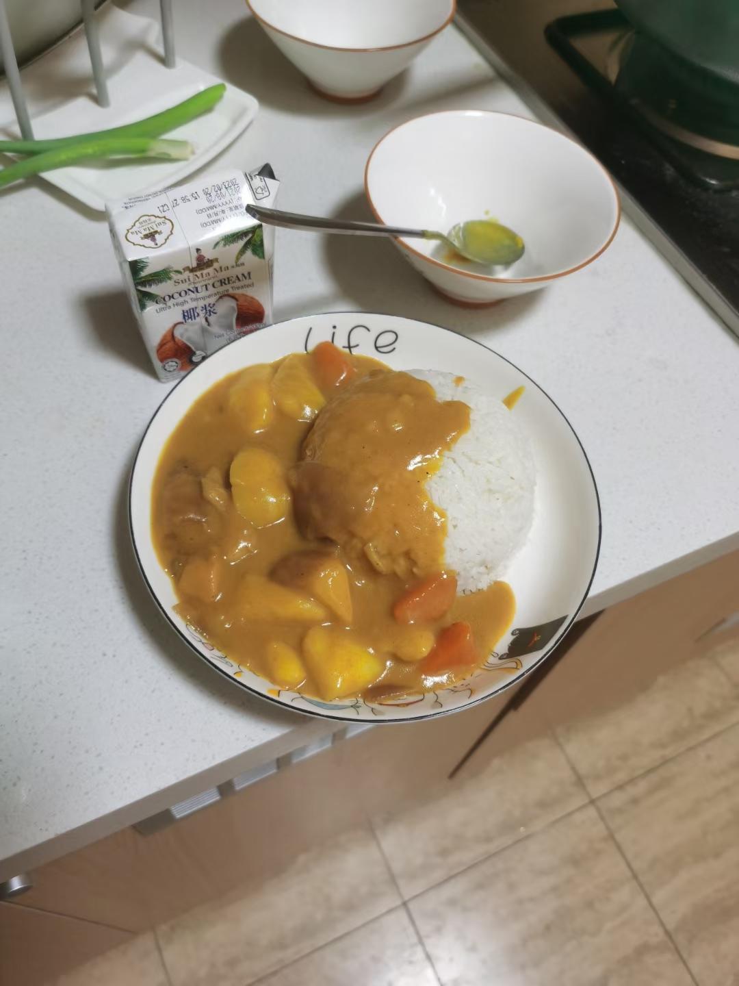 日式咖喱鸡肉饭（超浓郁）