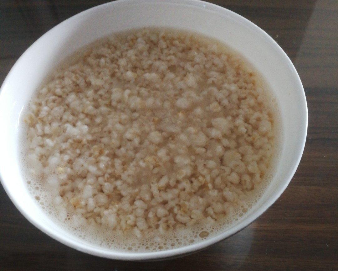 快手微波炉燕麦粥的做法 步骤5
