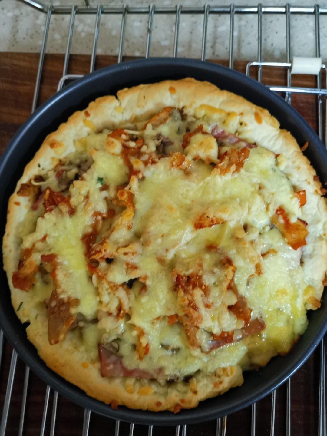 奥尔良烤鸡肉披萨