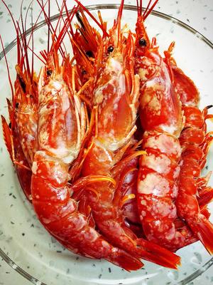 盐烤阿根廷红虾的做法 步骤3
