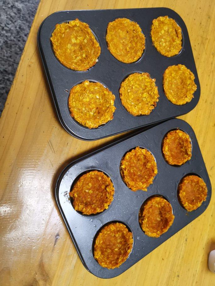 烤燕麦南瓜饼