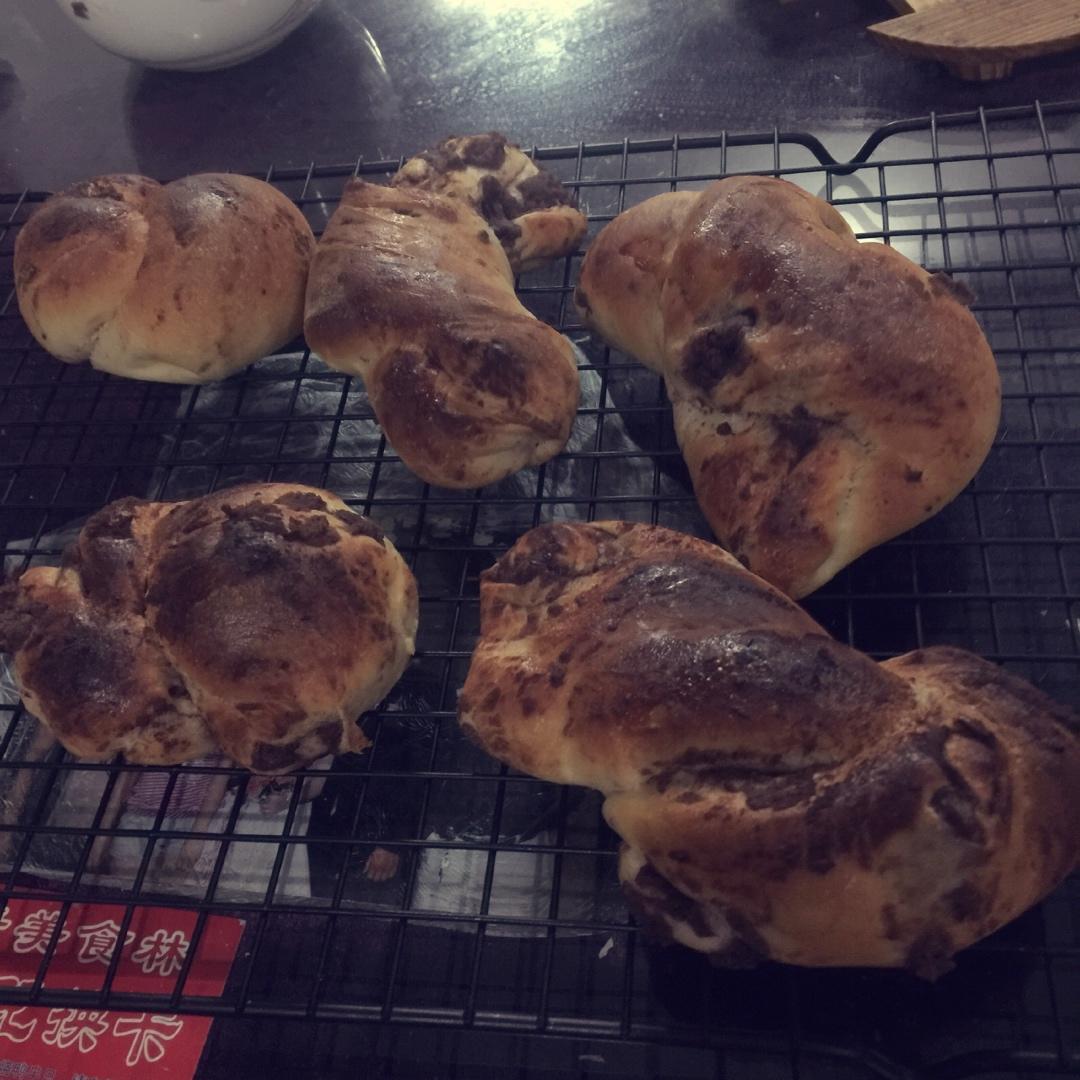 豆沙面包卷