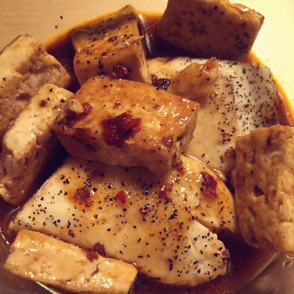 鱼焖豆腐