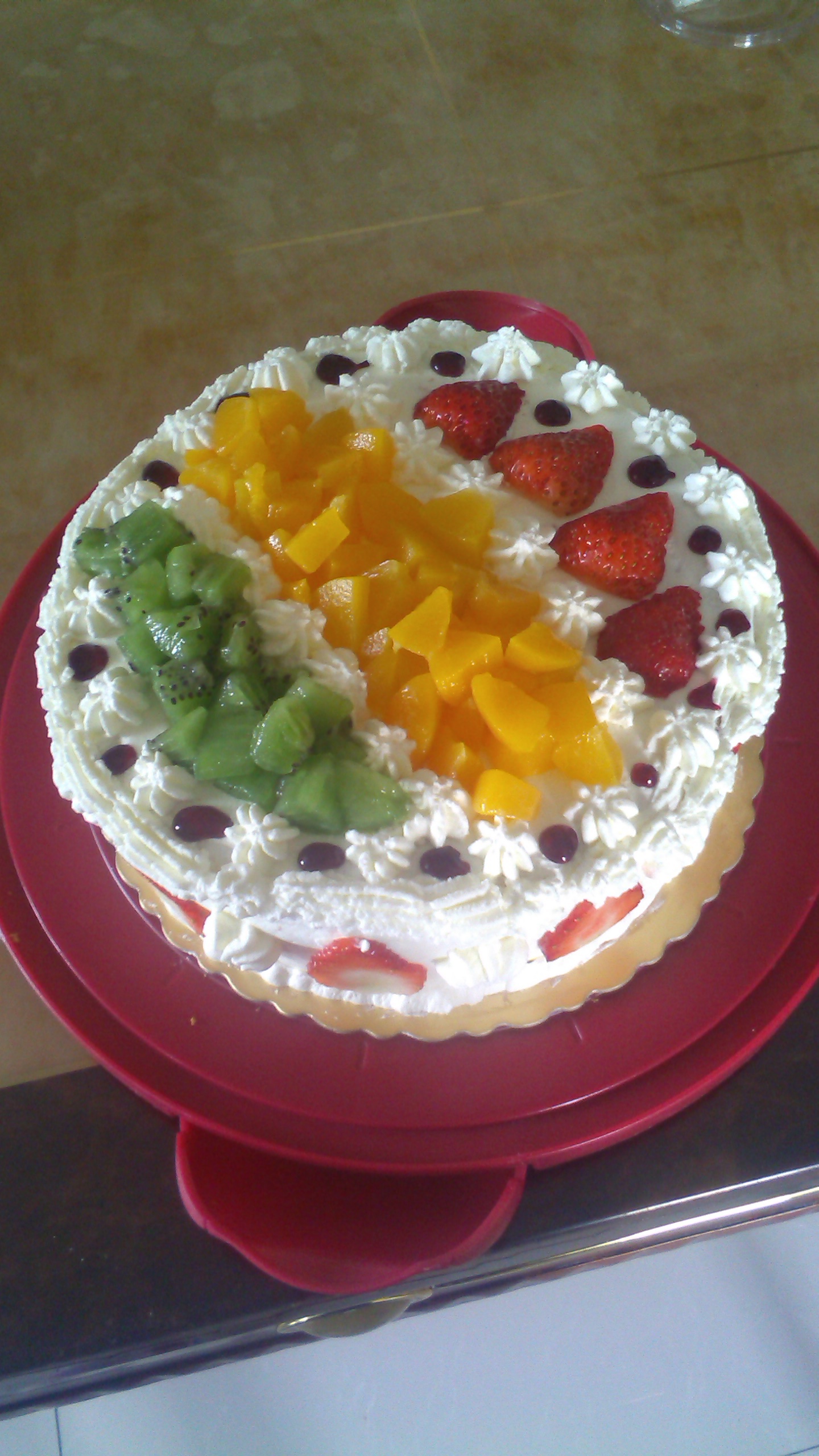 8寸水果生日蛋糕