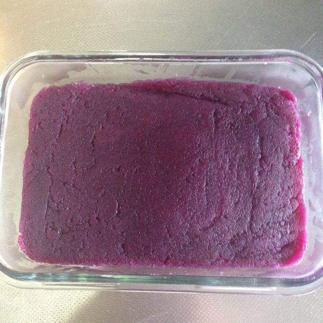 【紫薯馅】-面包机炒制健康的美味