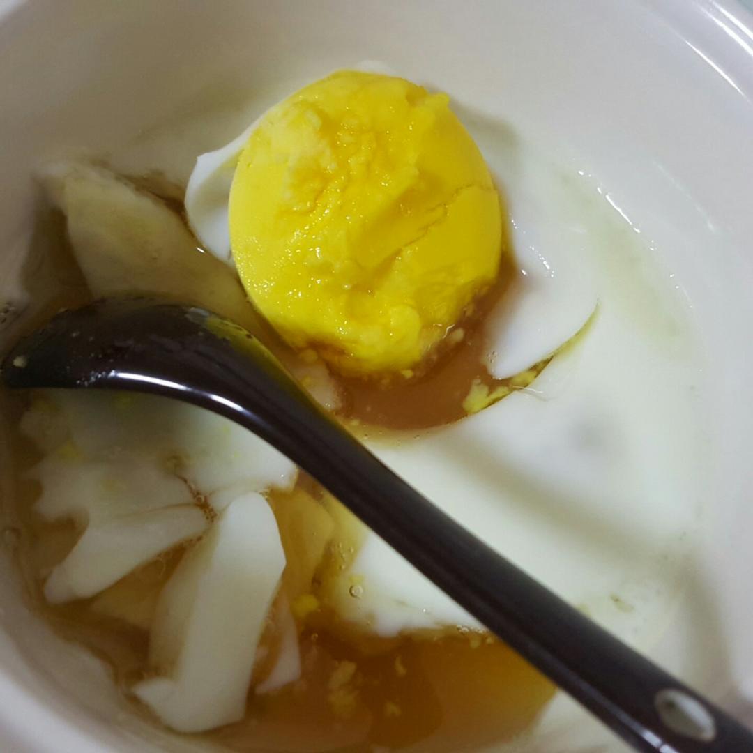 盈盈jmn做的麦芽糖蒸鸡蛋——外婆的外婆留下的菜谱