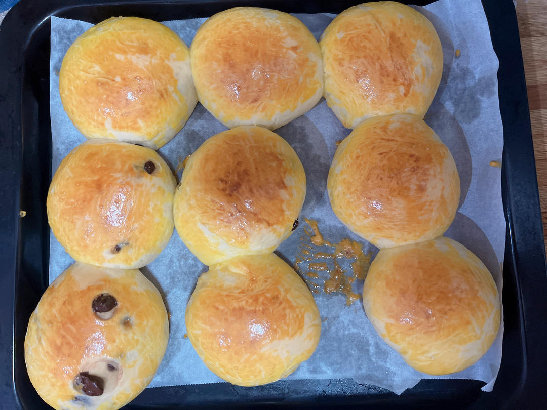 巧克力豆豆！小奶棒面包