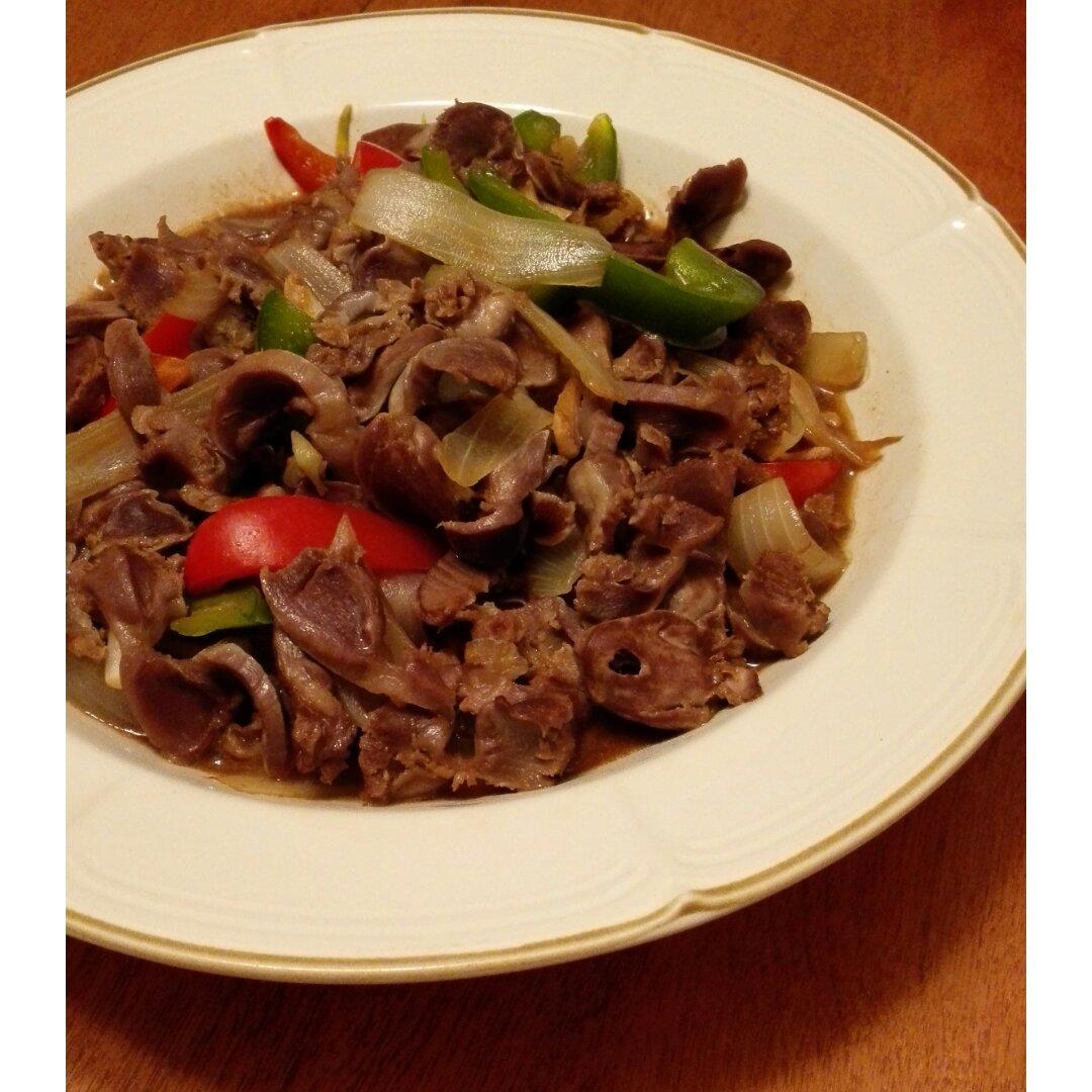 爆炒香辣鸡杂