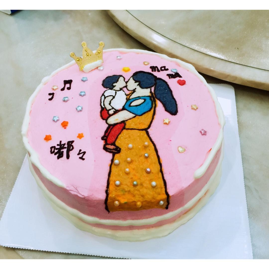 手绘蛋糕