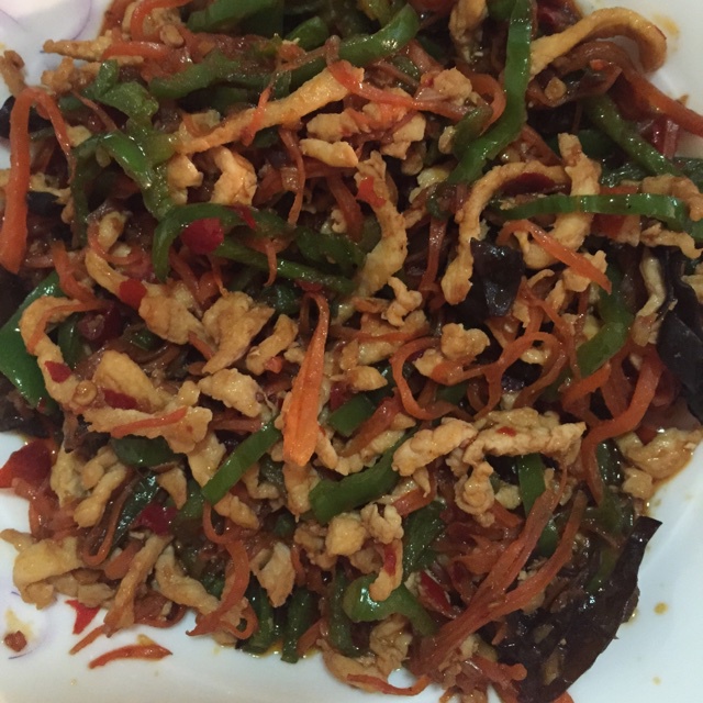 鱼香鸡丝
