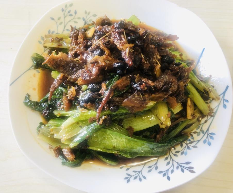豆豉鲮鱼油麦菜
