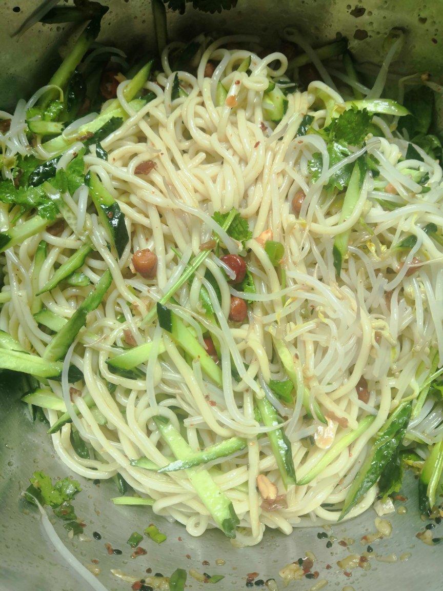 巨好吃㊙️酸辣凉拌面❗️十分钟搞定，简单快手❗️