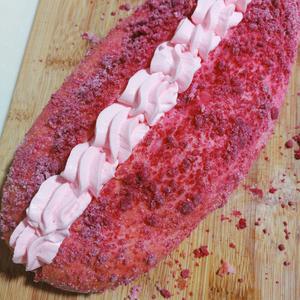 #草莓酥粒乳酪夹心面包#|草莓🍓季的网红面包的做法 步骤9