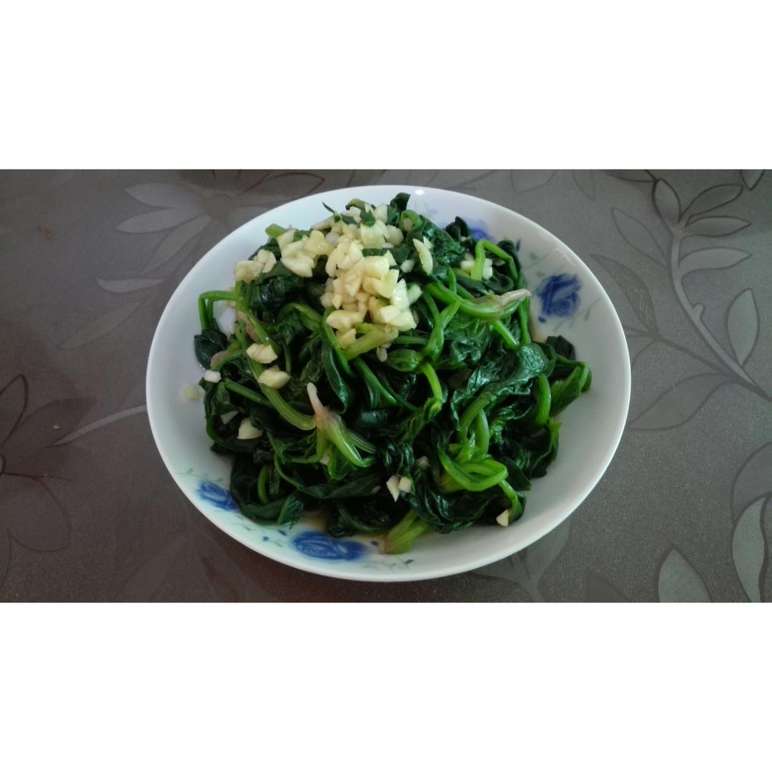 凉拌菠菜