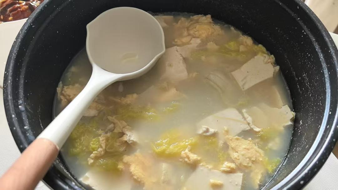 白菜豆腐汤
