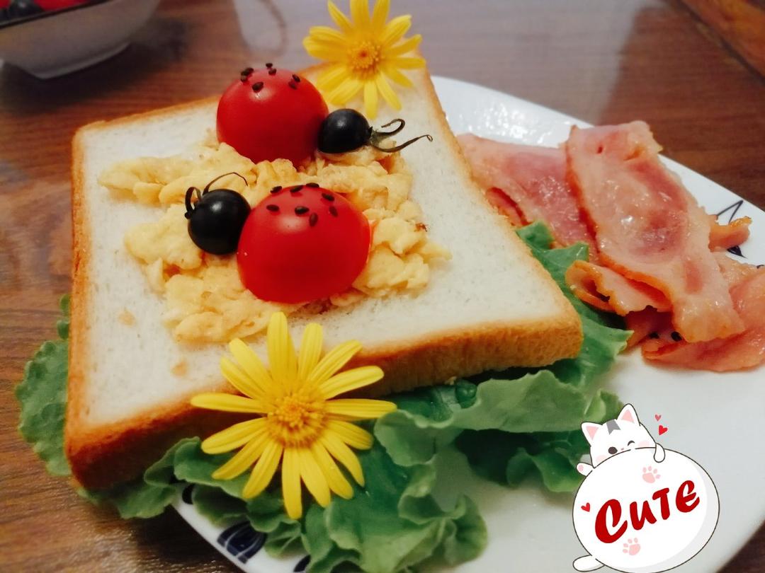 儿童节童趣早餐