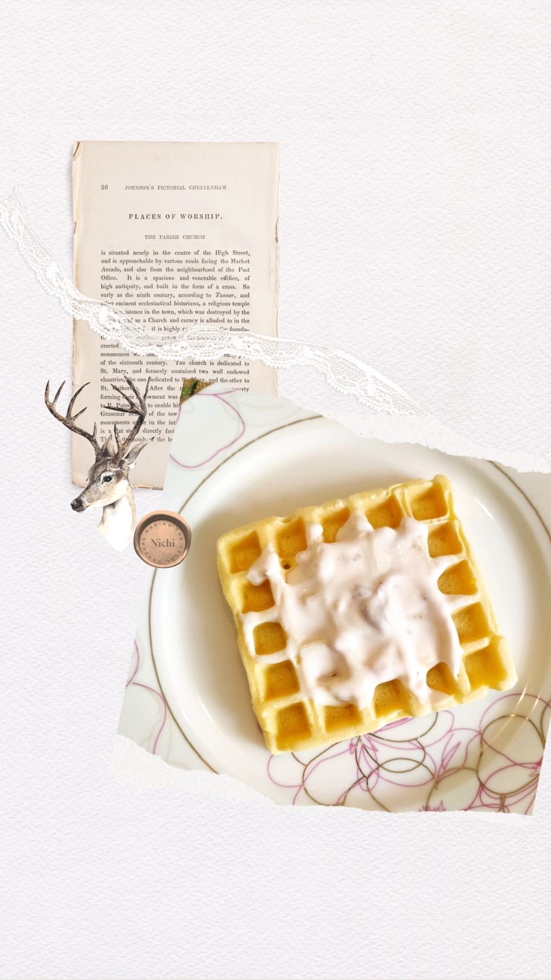 无泡打粉华夫饼(早餐机版)