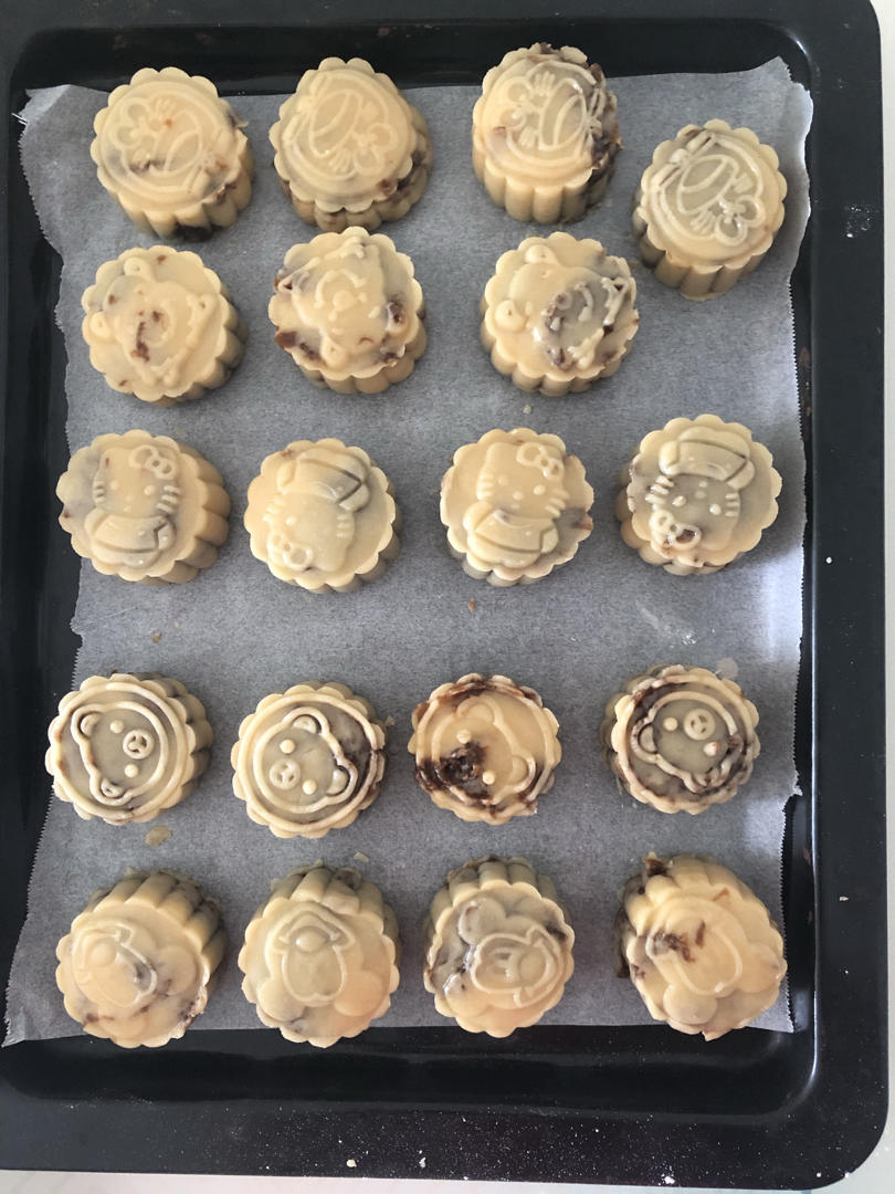 自制冬蓉馅月饼