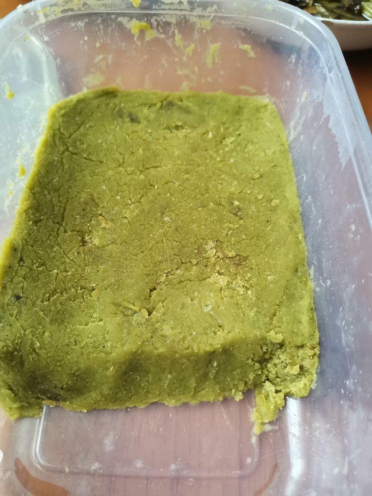 一人食，简易好看少糖油无需工具两种版本豌豆糕，豌豆青哟不是豌豆黄