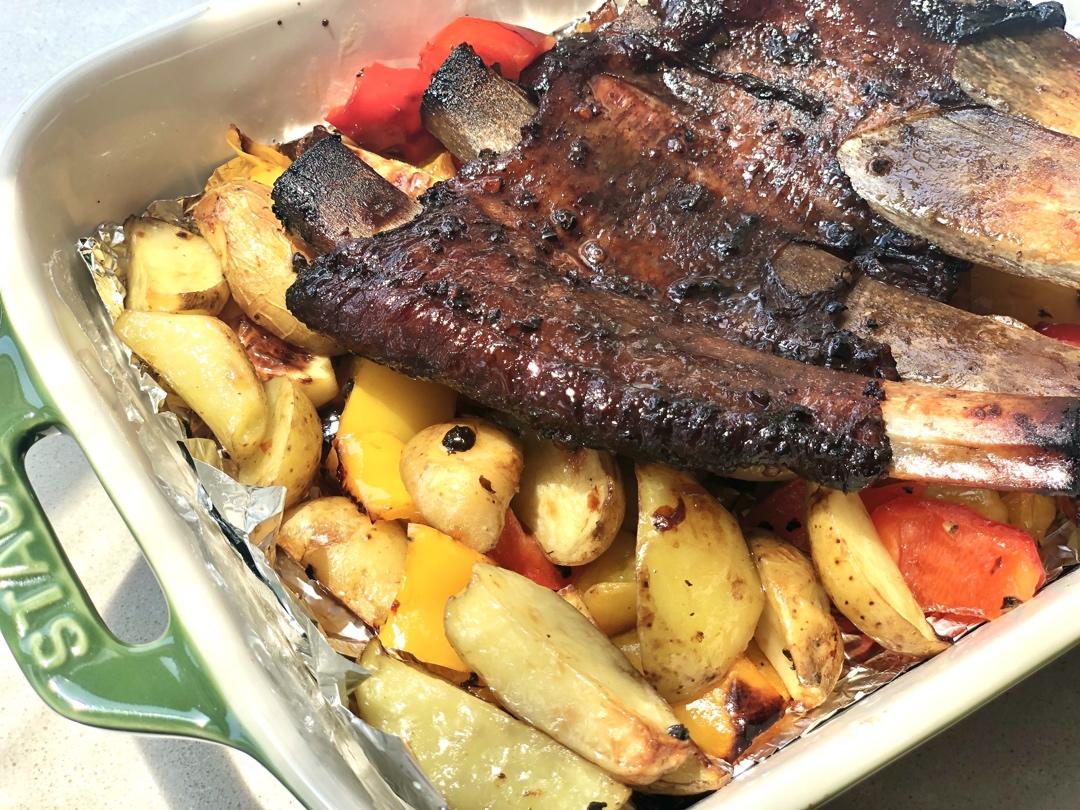 美式烤猪肋排(家庭烤箱版)