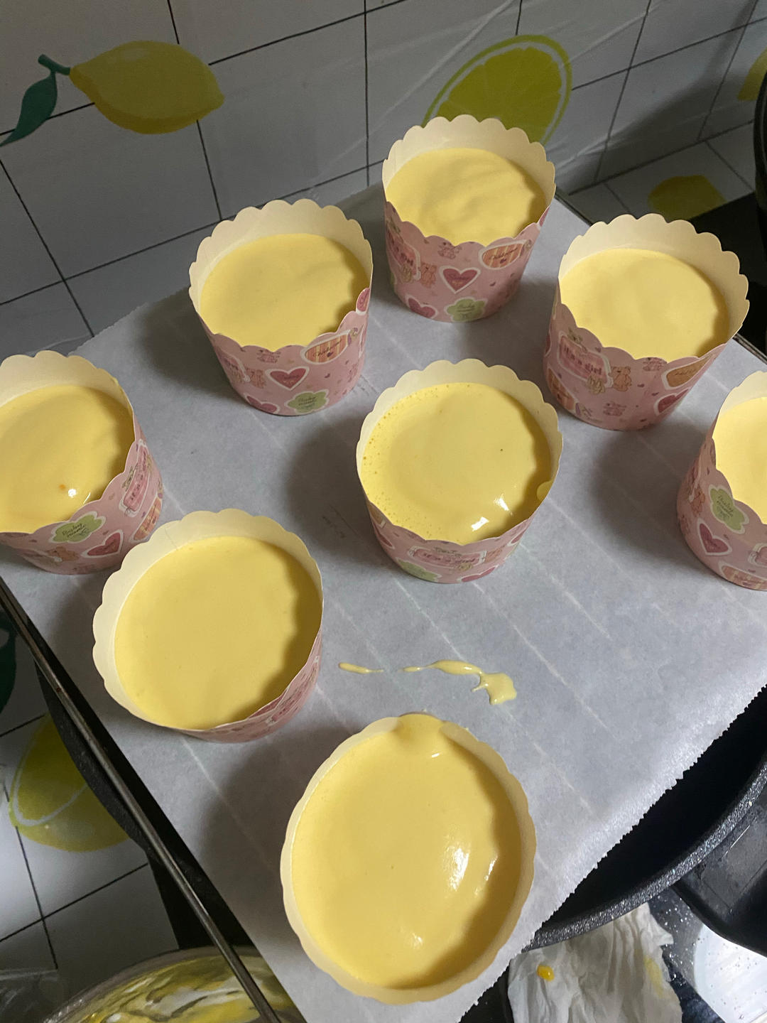 纸杯蛋糕 8寸戚风蛋糕的量