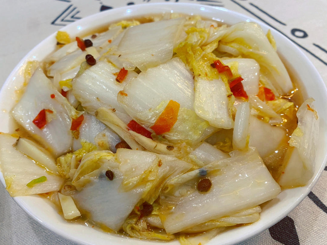 🔥酸酸辣辣。开胃爽口的醋溜白菜