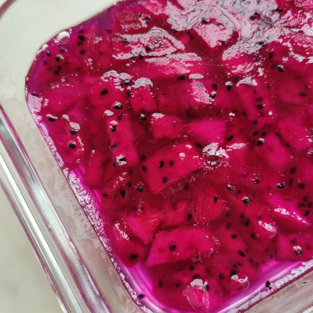 火龙果果冻