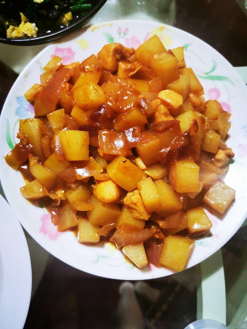 土豆咖喱鸡肉