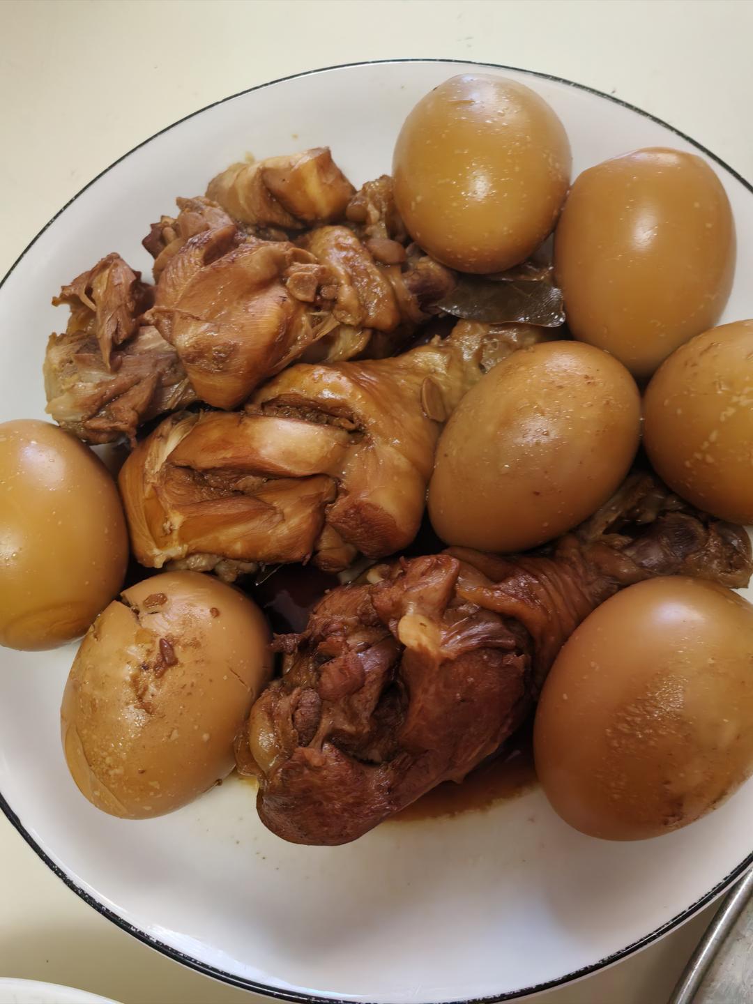 爆好吃的卤鸡腿 卤蛋❗电饭煲 炒锅都可以做~