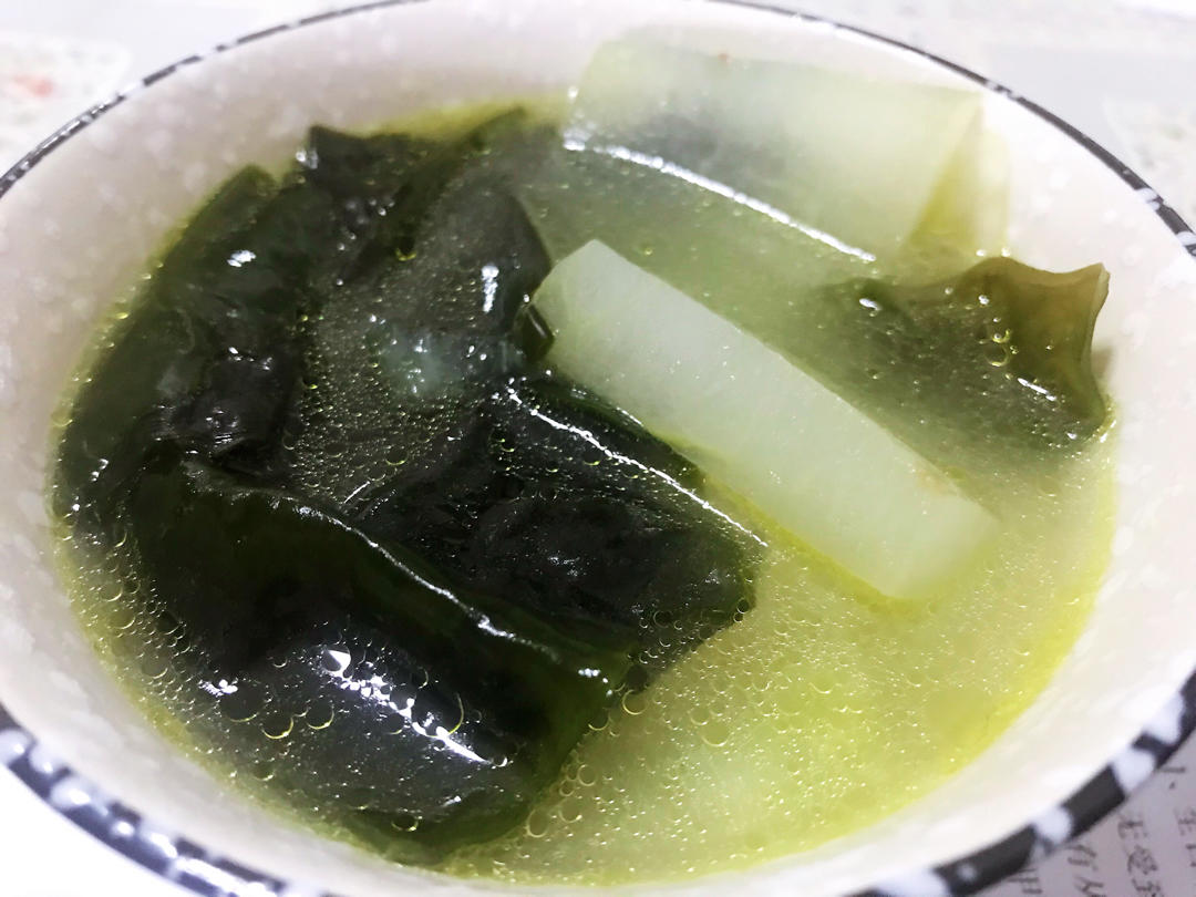 刷脂汤•海带/裙带菜冬瓜汤•鲜香好喝